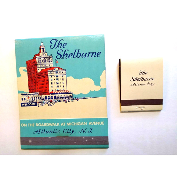 Hotel Shelburne Feature Matchbook Atlantic City Vintage NOS Unused 2 Full Packs - Picture 3 of 10